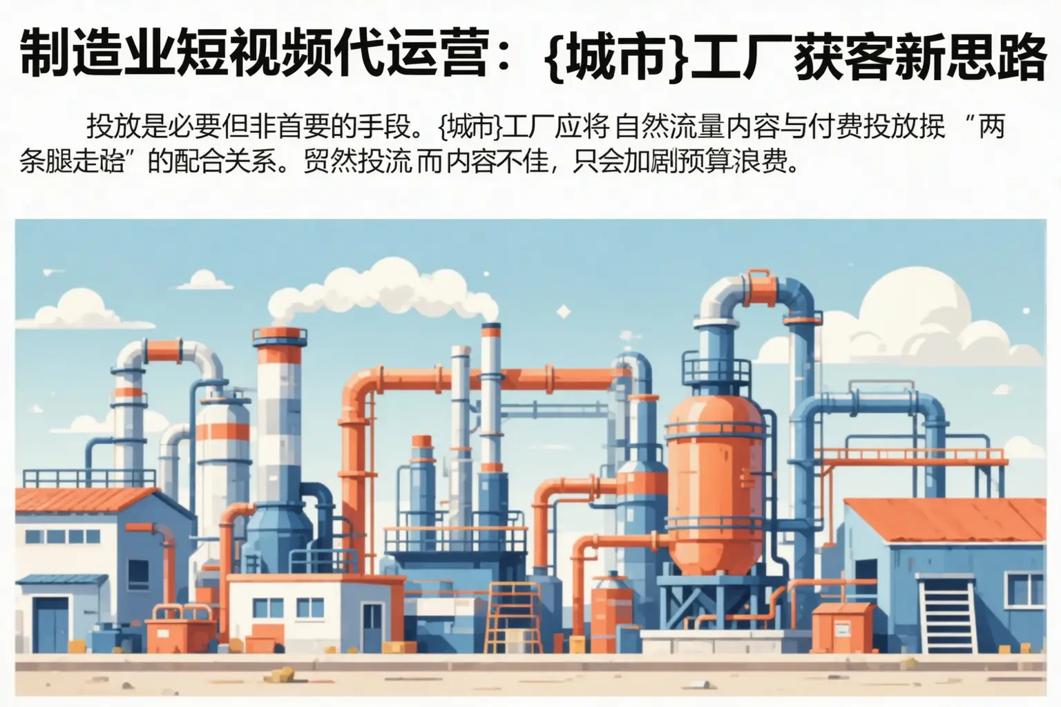 制造业短视频代运营：呼玛工厂获客新思路