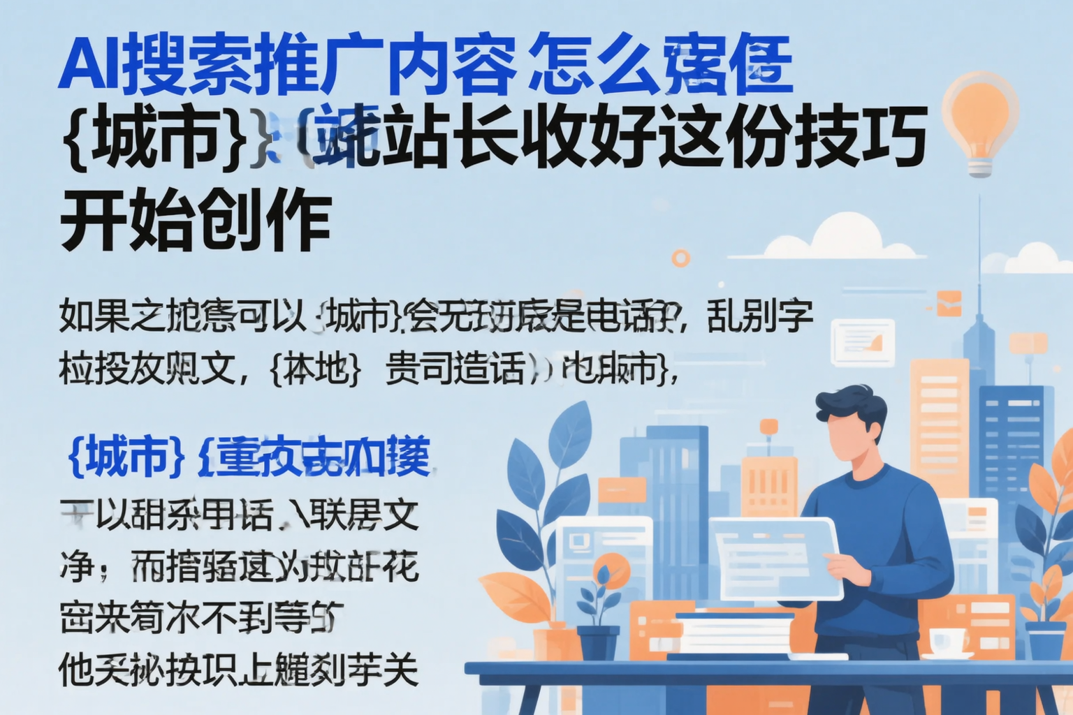 AI搜索推广内容怎么写？呼玛站长收好这份技巧