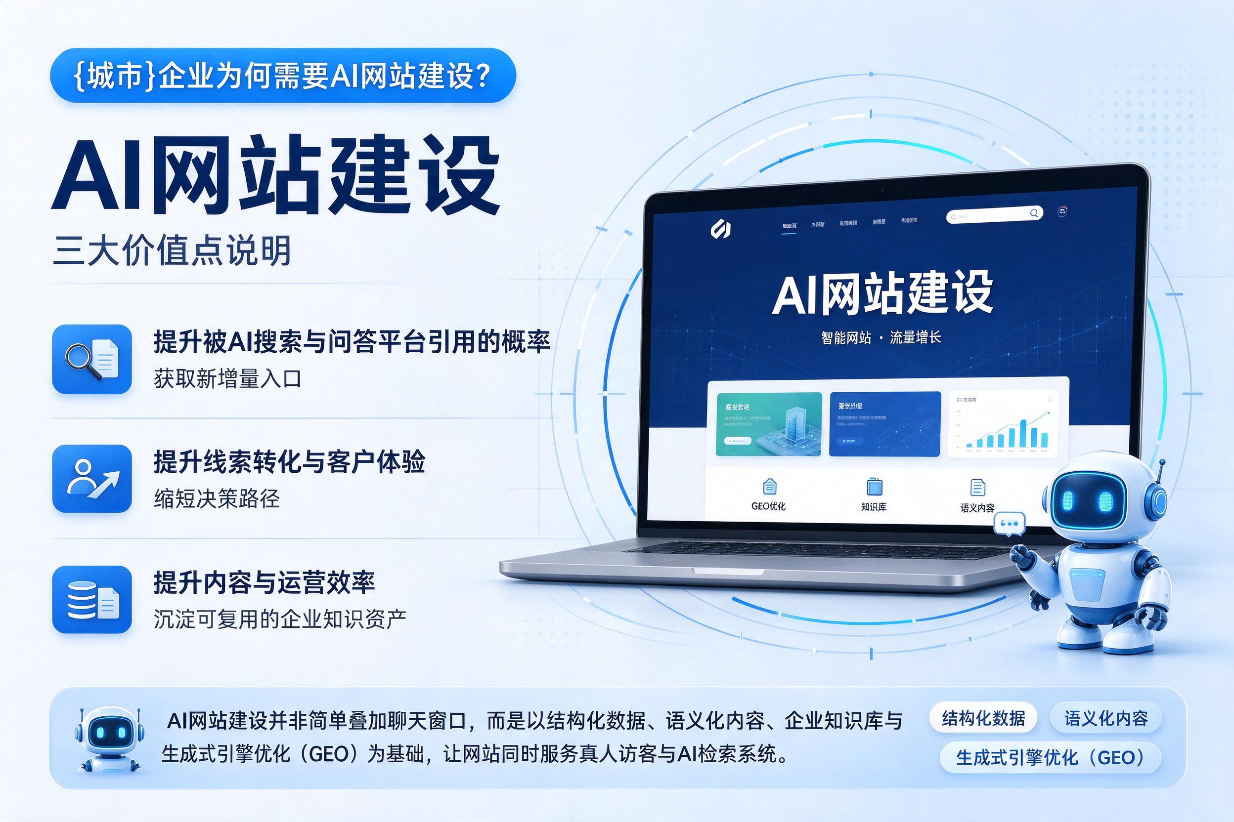 呼玛企业为何需要AI网站建设？三大价值点说明