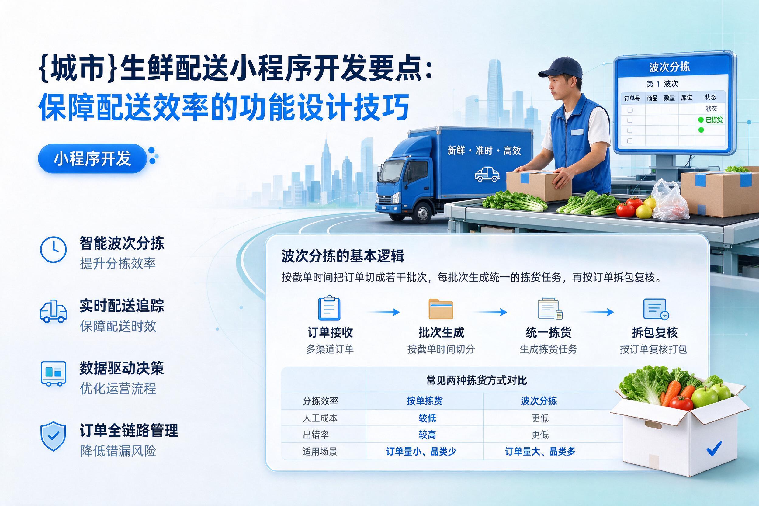 呼玛生鲜配送小程序开发要点：保障配送效率的功能设计技巧