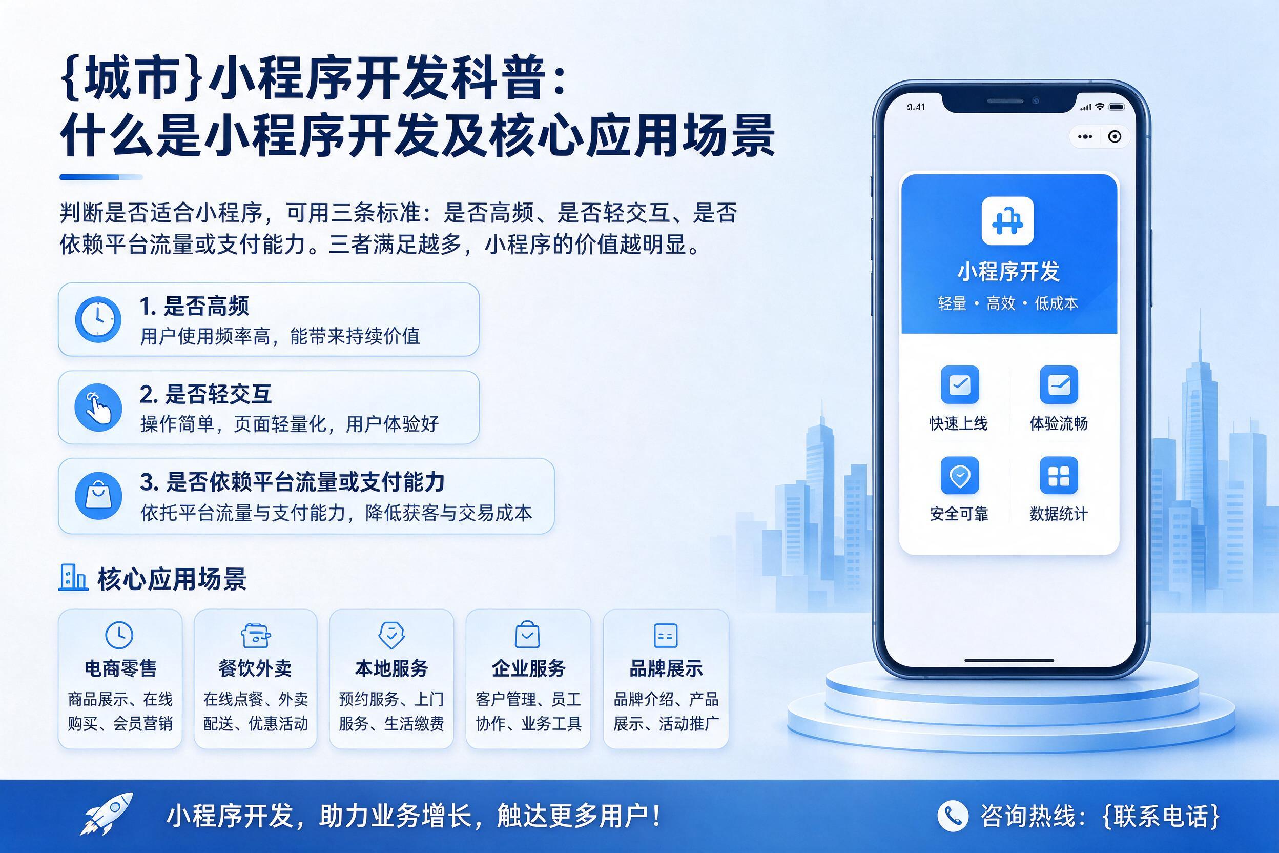 呼玛小程序开发科普：什么是小程序开发及核心应用场景